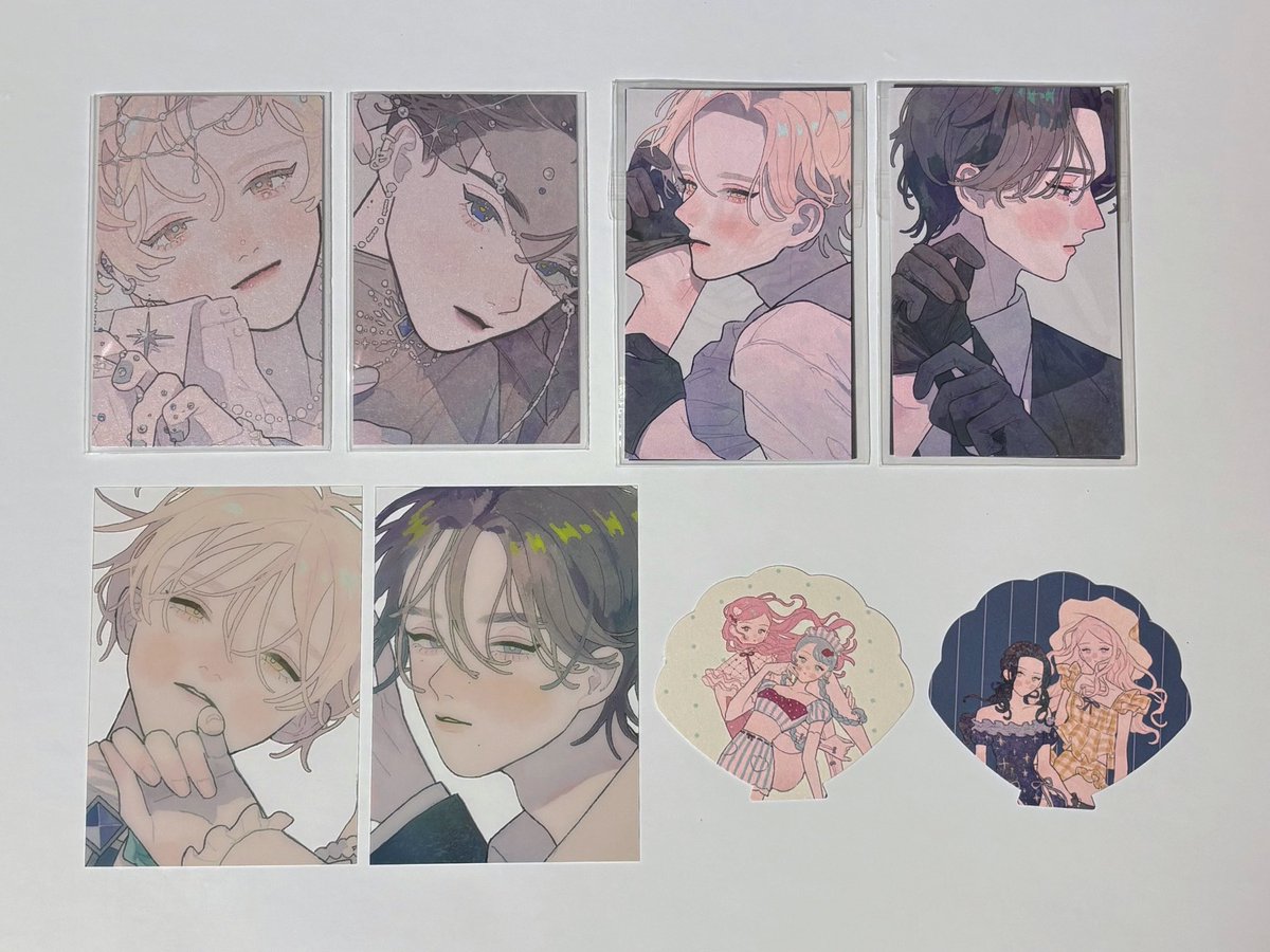 8ailoveu8's tweet image. 白馬の2人すごく素敵🩵特に金髪の子が好きです🫶巴さんの絵は宝石みたいにキラキラしてて綺麗なので見惚れます🥹