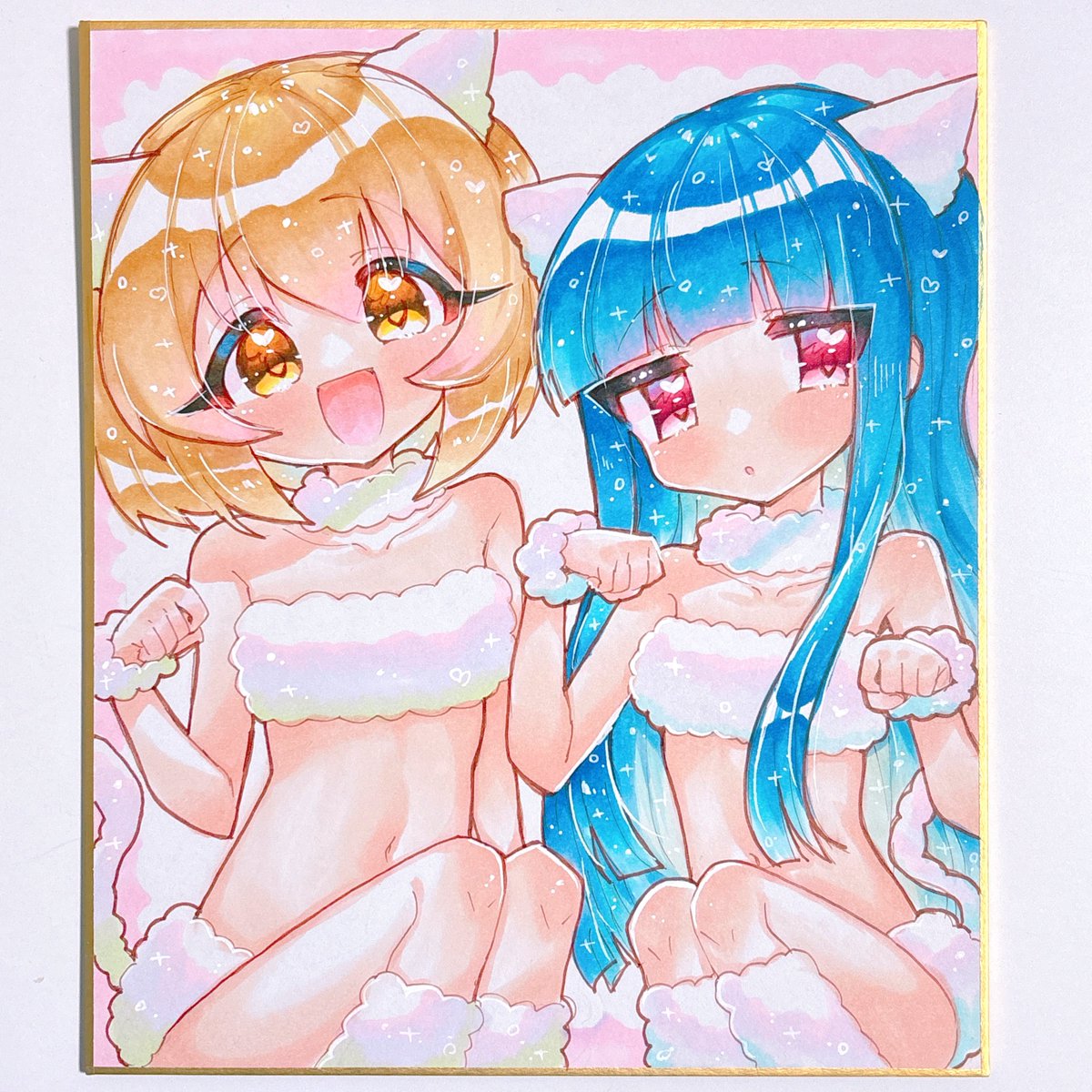 ゆきこはちゃん色紙2枚できた!持っていきまーす! 