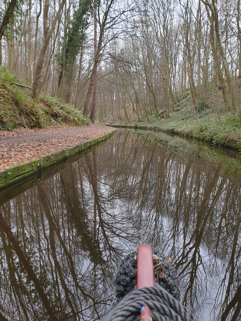 My youngest son's Christmas present to me, a day trip on a canal boat. So tranquil.