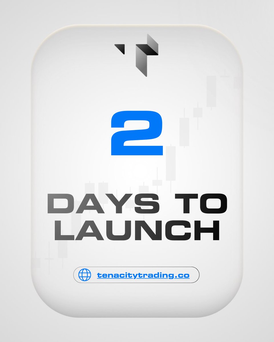 TenacityTr's tweet image. Tenacity Beta Launch in 2 days

Accounts will be available for purchase on January 1, 2026

#tenacitytrading #futurestrading #proptrading
