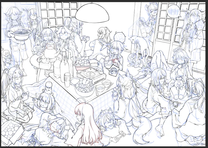 1 of the incomplete artwork in this year... 