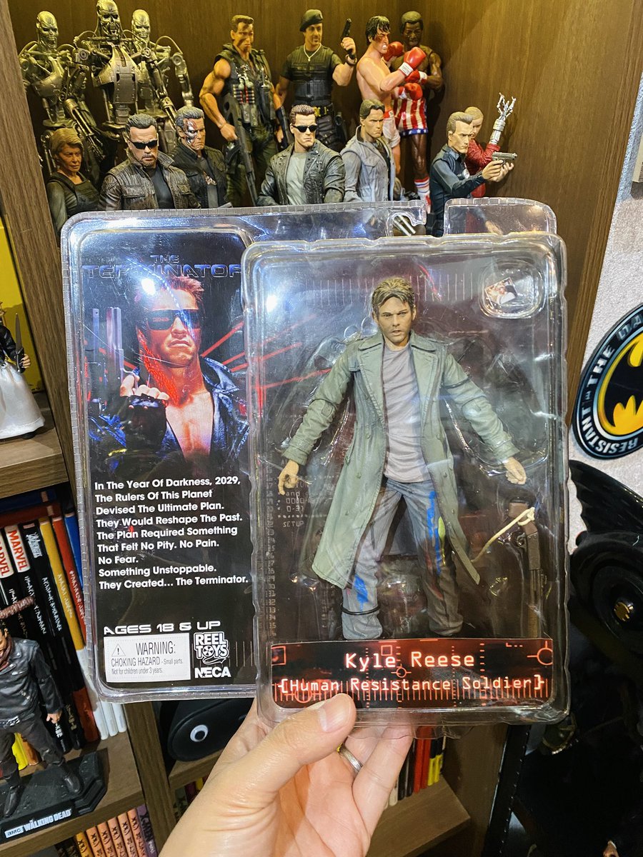 NECA ターミネーター カイル・リース フィギュア これも先日、旅の最中に群馬のハードオフで偶然発見したNECA