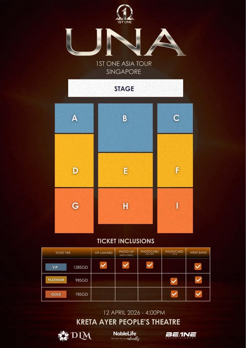 1stoneOfficial's tweet photo. "UNA" 1ST STOP LIVE IN SINGAPORE APRIL 12, 2026. TICKETS WILL BE OUT SOON🔥DON'T MISS THIS!
#1STONE #UNATour #1STONEAsiaTour #PPOP #PPOPRise #FilipinoPride #DLM #Noblelife https://t.co/9rfyNtBiL6