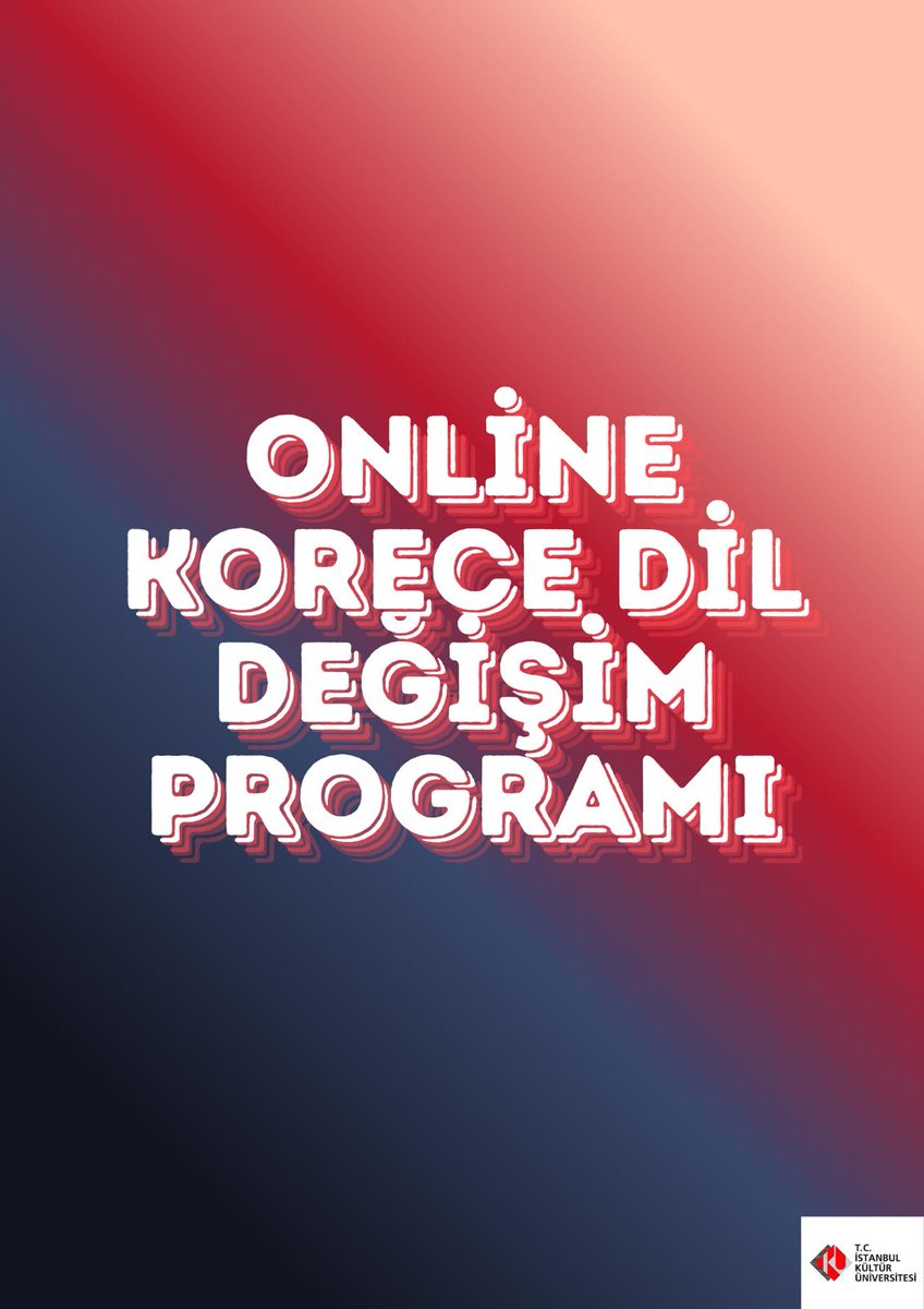 🇰🇷 ÜCRETSİZ Online Korece Dil Değişimi!
🗓 9 Oca–27 Şub 2026 | 👥 Bire bir | 💻 Online
📜 Katılım sertifikası
🔗 Başvuru: forms.gle/Z3med2RbzAvESC…
✨ Kaçırma!