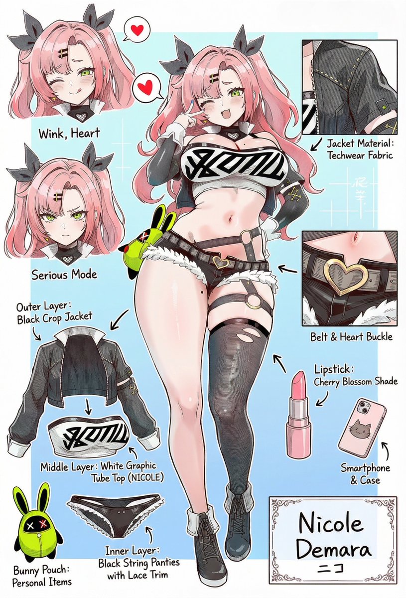 jeje_box's tweet photo. ニコ・デマラ / NicoleDemara zzzero
ニコの秘密・・・✨
SFW illustration https://t.co/ZxkXcBNwS5