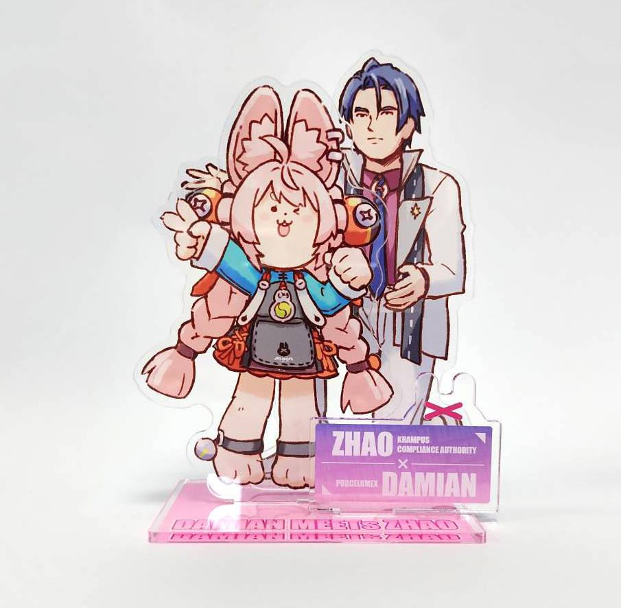 ザオちゃん&ダミアンのアクスタ、
想像以上にインパクトがある…☺️☺️☺️ 