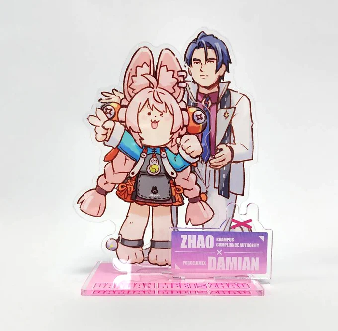 ザオちゃん&ダミアンのアクスタ、 想像以上にインパクトがある…