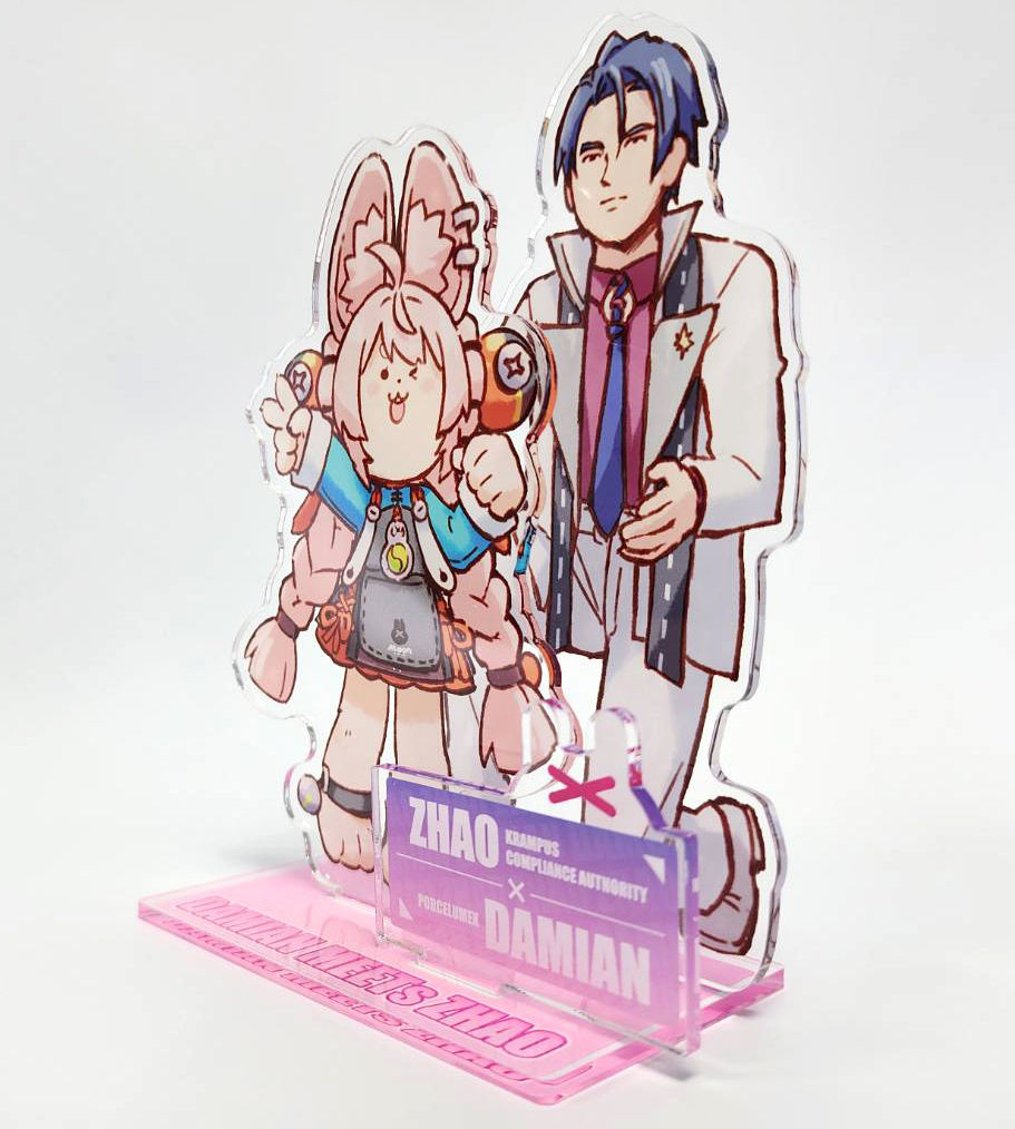 ザオちゃん&ダミアンのアクスタ、
想像以上にインパクトがある…☺️☺️☺️ 