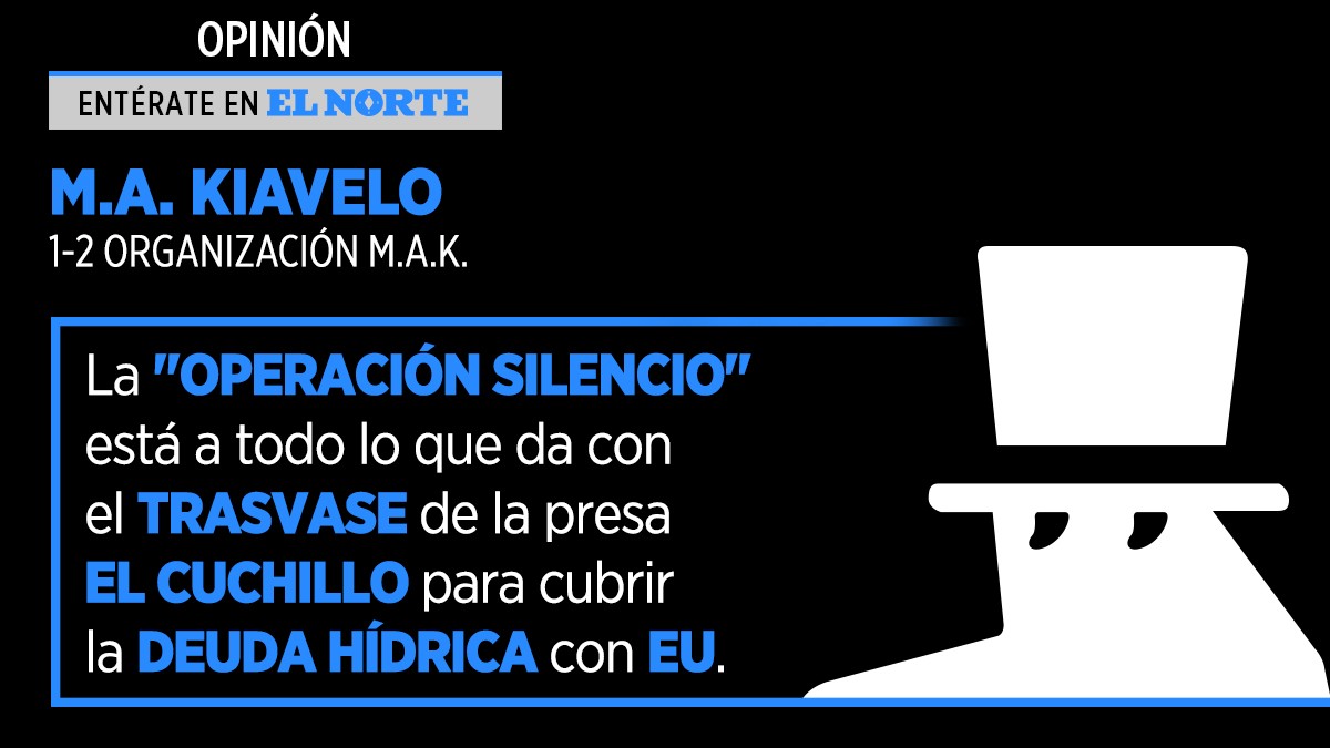 elnorte's tweet image. La "Operación Silencio" -o séase, "compuertas abiertas, bocas calladas"- está a todo lo que da en la cuestión del trasvase de agua de la Presa El Cuchillo para cubrir la deuda hídrica con Estados Unidos...

Luego de que al embalse más importante de Nuevo León se le quitaron en…