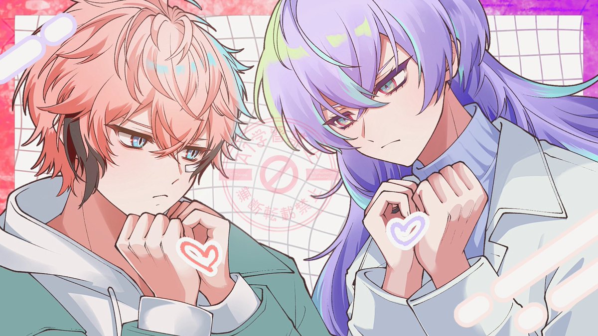 ___com51's tweet photo. ❕おねがいダーリン　そばにいて❕
 #紙とウェン #ショウゾウ画 https://t.co/9xy7XqG8qI