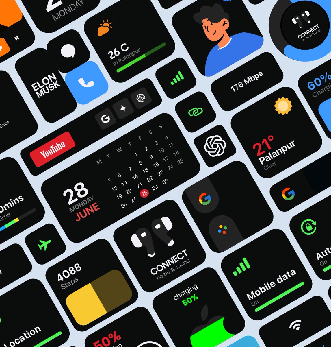 justnewdesigns's tweet image. iWidgets Pro 💙🖤 is Live Now With Over 500+ iOS Inspired Widgets.

iWidgets Pro - Get it Now
Its on Huge Introductory Discount. 
play.google.com/store/apps/det…

Beautifully designed widgets that work on any Android phone.  No 3rd party app require - just tap to Add.

🎁 20 Promo Codes…