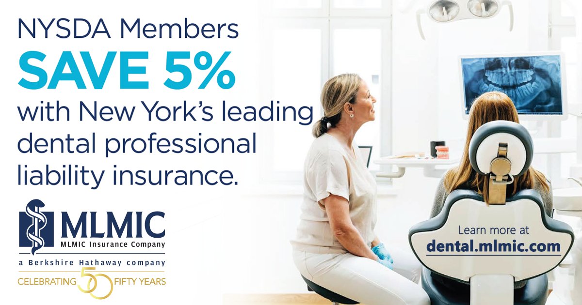 Being a member of the <a href="/NYSDentalAssn/">New York State Dental Association</a>  has its perks! Get a 5% discount on dental malpractice insurance from MLMIC, the only dental professional liability program endorsed by NYSDA.

Don’t delay! Visit our website today ⬇️
mlmic.com/dentists/

#Savings
#NewYorkDentists