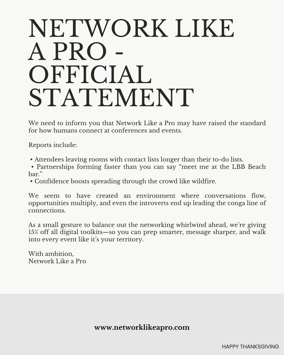 ARE. YOU. READY. FOR. CES? Let’s Goooooo 🚀 - mailchi.mp/networklikeapr…