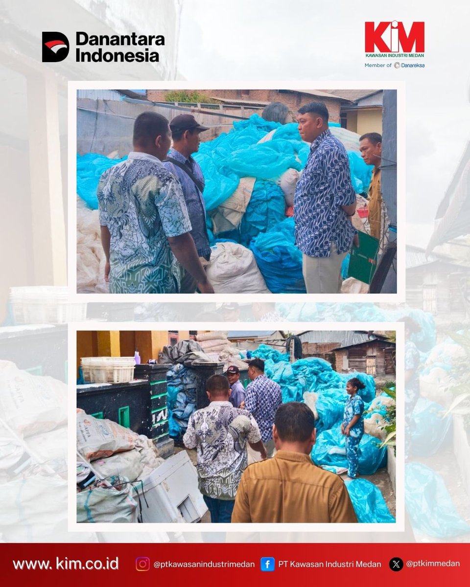 PT Kawasan Industri Medan memberikan bantuan 1 (satu) unit Mesin Pencacah Plastik kepada Bank Sampah Maju Bersama Tangkahan, Jl. Rawe V Lingkungan 7 Kelurahan Tangkahan Kecamatan Medan Labuhan (30/12/25).

#TJSLPTKIM
#PTKIM
#HoldingBUMNDanareksa
#BUMNUntukIndonesia
