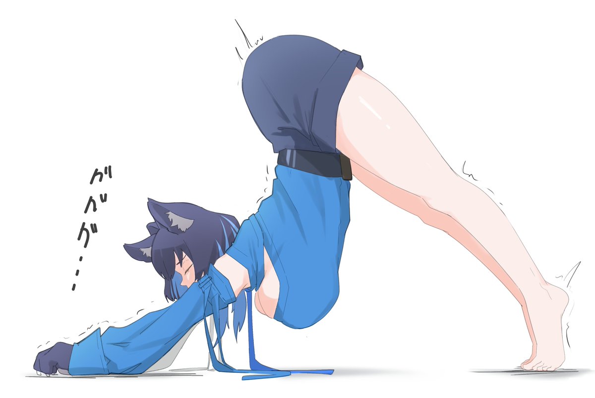 scnd_hanaxavier's tweet image. Stretching
#kronillust