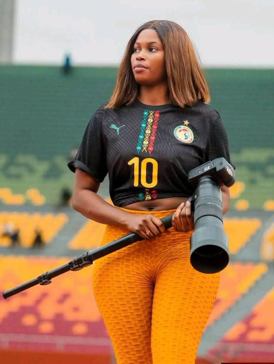 AfricaFactsZone's tweet image. Senegalese Photographer, Amina Fall is stealing the show at AFCON 2025.