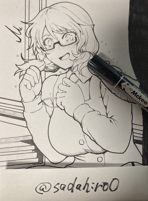 明日持って行く色紙。宇佐見vsちんちん
R18 