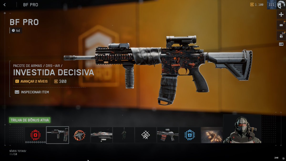 🚨Atenção, assinantes Battlefield PRO! 🚨

👀Uma trilha exclusiva no Passe de Batalha, com novas recompensas! (Apenas para Battlefield PRO)