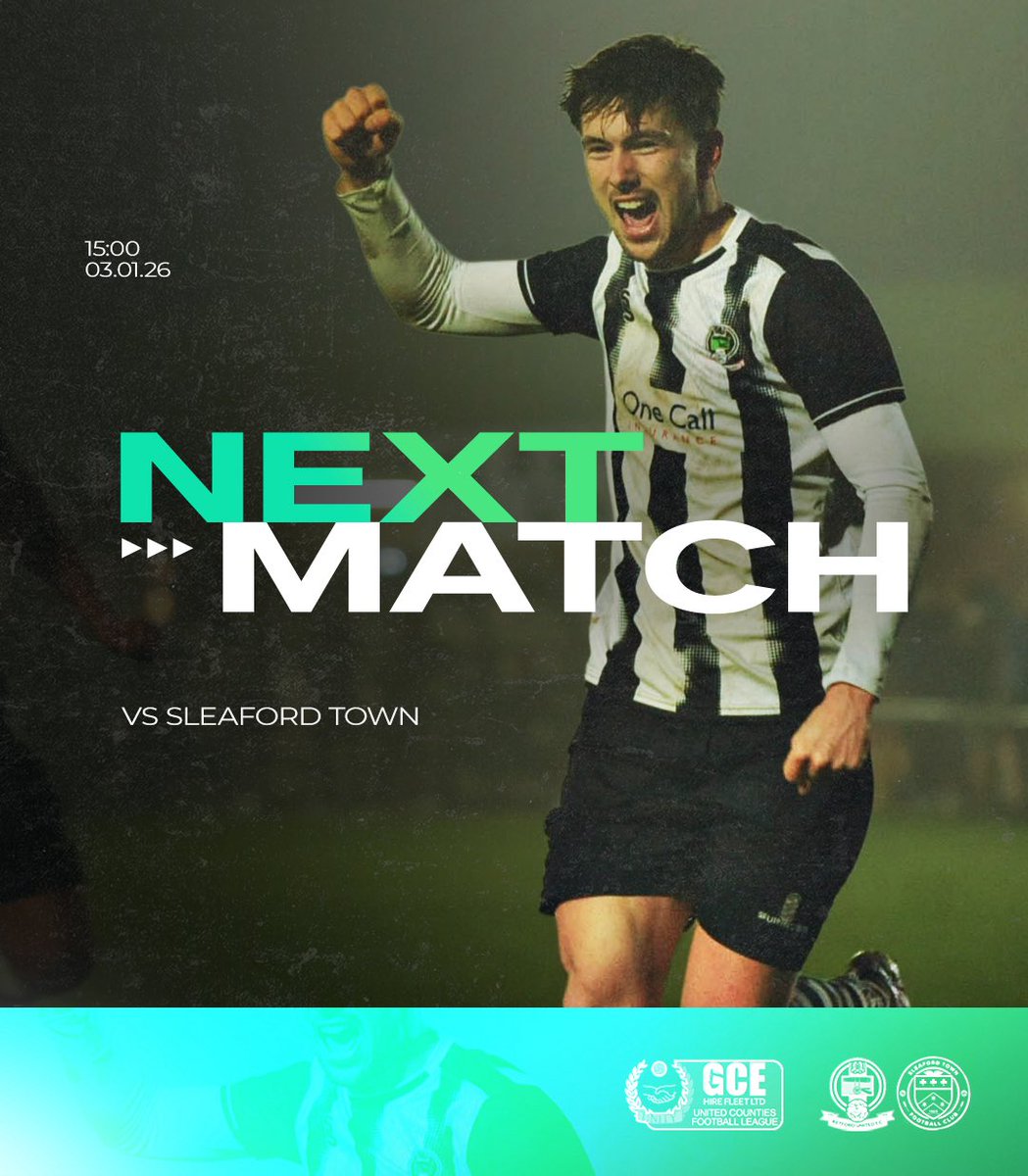 𝐍𝐞𝐱𝐭 𝐌𝐚𝐭𝐜𝐡 ⏭️

At home for the first game of the new year! We welcome Sleaford Town to Cannon Park this Saturday.

#UTB 🖤