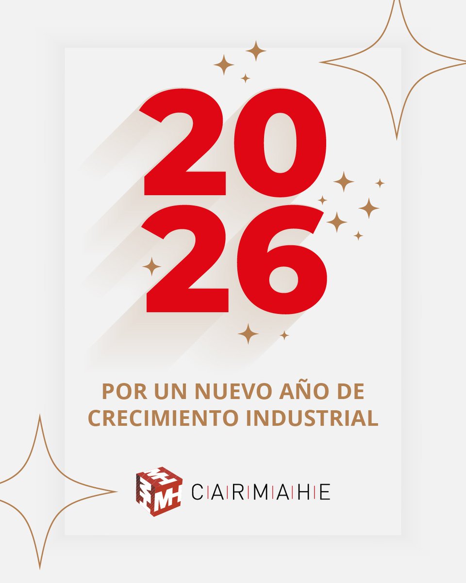 🥂Cerramos un 2025 de crecimiento para todos nuestros socios

Brindamos por un 2026 en donde nuestra comunidad industrial siga creciendo con mayor tecnología y grandes oportunidades‼

Gracias por acompañarnos y confiar en nosotros, en el 2026 nos encontramos en <a href="/bimm_arg/">Bienal Metalmecánica</a>🏭