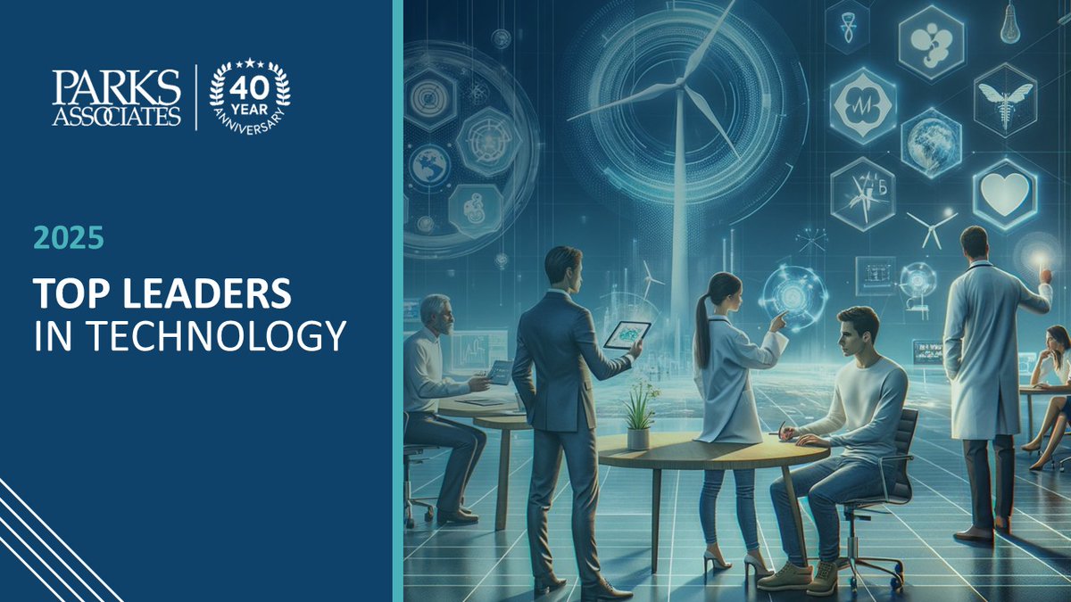 ParksAssociates's tweet image. The annual year-end list released, honoring the executives shaping innovation across #ConnectedHome, #Energy, #Health, #Video &amp;amp; #Multifamily tech markets!

Full #pressrelease: tinyurl.com/mtfnr2vp

#CONNSummit26 at #CES2026: tinyurl.com/nmd2fvad

#ParksAssociates #leaders
