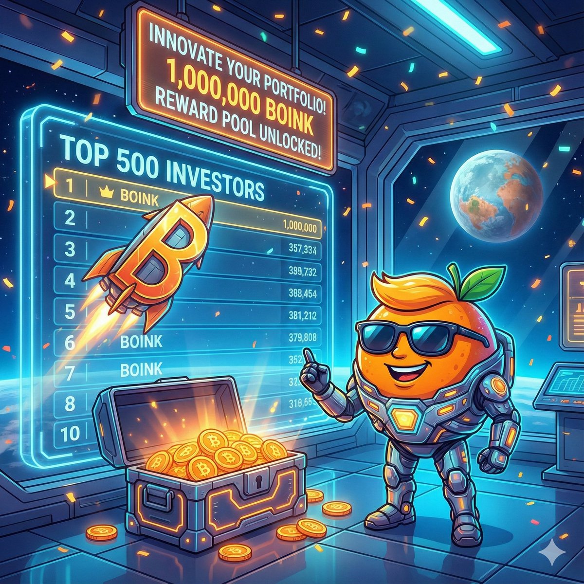 Boinkcryptocoin's tweet photo. The vault has been cracked open. 🔓
​We have allocated 1M $BOINK exclusively for the Top 500 wallets. The race to the top starts. NOW. 🏁

​💰 Prize: 1M $BOINK 
🏆 Target: Top 500 Investors
🚀 Status: Live

https://t.co/momjEBWn5G…
 FSvZMBTaiQ6qKiBzhHHY3MW3mkfD3ZSt642zka9xmoon https://t.co/IjYH5hXhY9