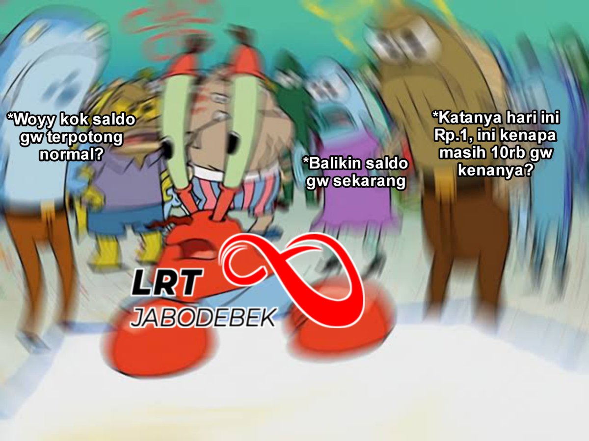 Dan jangan lupa, LRT Jabodebek TIDAK IKUTAN 🕺
Jadi kalian jangan maramara kalo naik LRT Jabo tarifnya normal