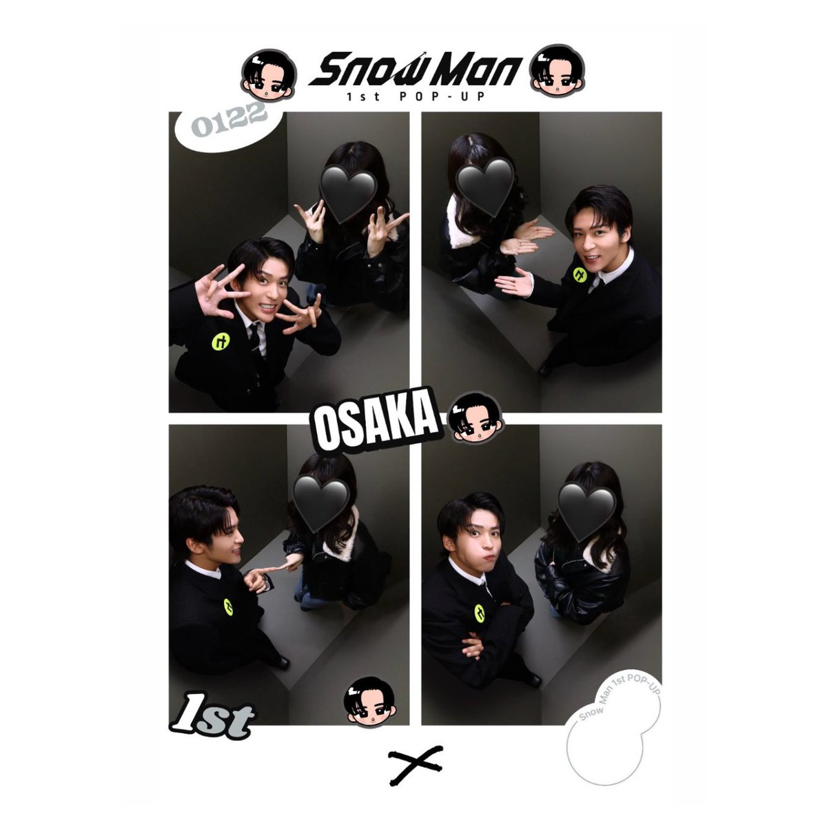 Man ポップアップ プリクラ snowman1stpopup