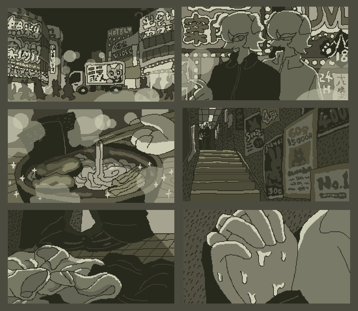 🍺MY NEW GAME!🍺
          "天落"

【所要時間　10分ほど】

深夜の歓楽街。
ふたりの青年たちを描いた
ビジュアルノベルゲームです。

音あり超推奨です！
（やや背後注意描写がありますのでご注意ください。）

novelgame.jp/games/show/129…