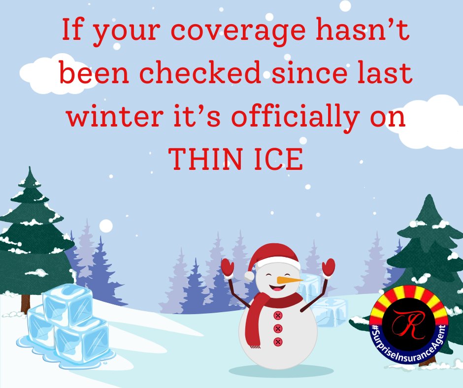 Make sure to check your coverages!

#Coverages
#Winter
#SurpriseInsuranceAgent