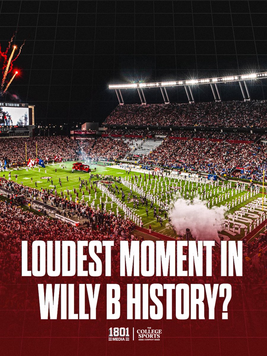 1801MediaCo's tweet image. What is the Loudest Moment in the history of Williams-Brice Stadium? 👀🤔