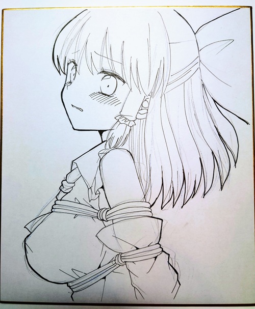 霊夢の色紙です。
冬コミで新刊セット購入された方に、先着で差し上げます。
こちらから声かけませんので、お会計のときに「色紙がほしい」ことを売り子に言ってくださいね。
今回は3枚あります。
ひとり1枚(何セット買っても)です。 