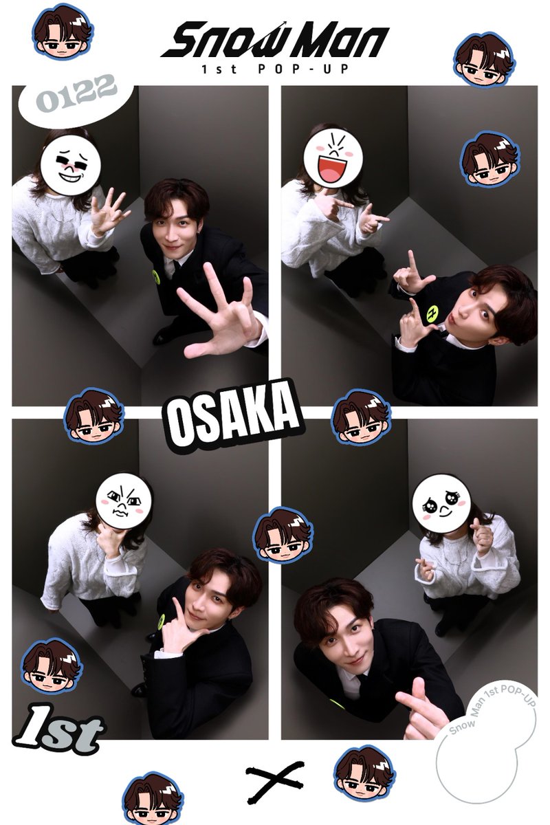 Man ポップアップ プリクラ Snow Man POPUP行ってきました！！ あっという間だったww でも1時間