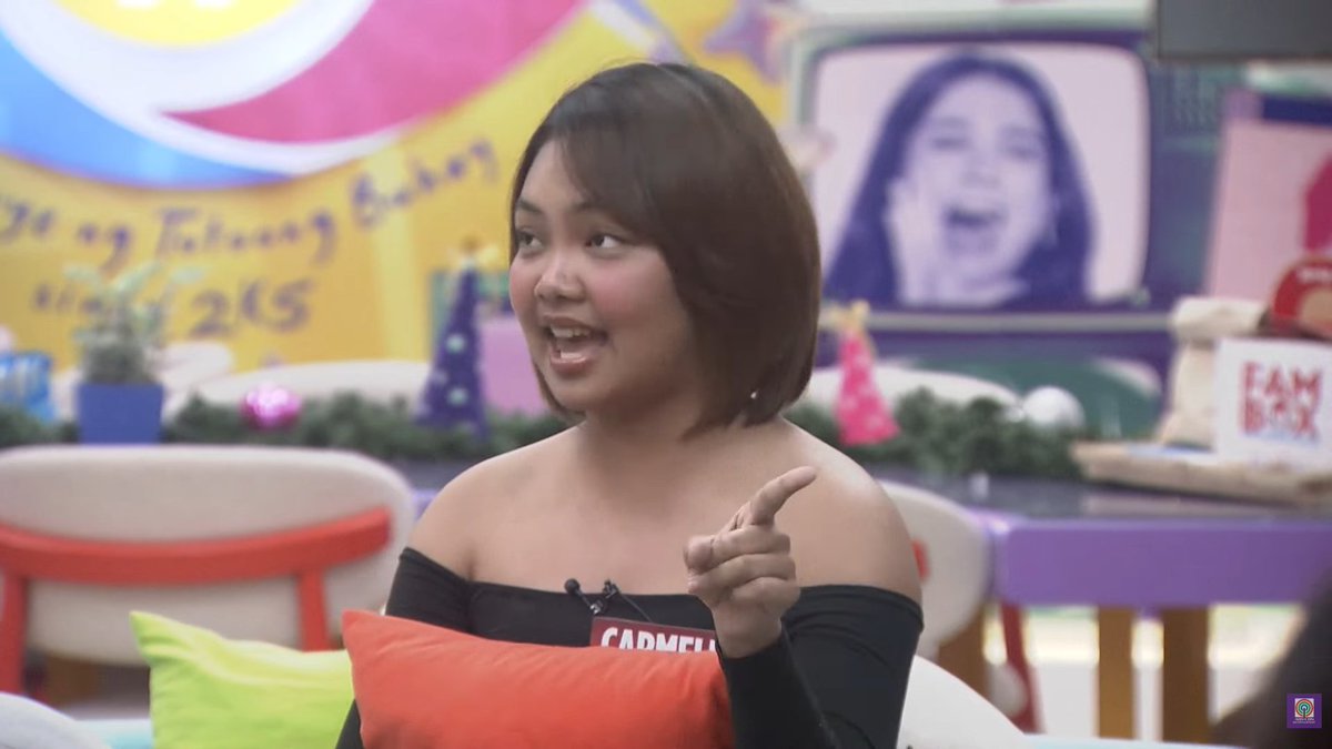 cscfuls's tweet image. si carmelle naman over sa reactions #PBBCollabHousemates2point0
