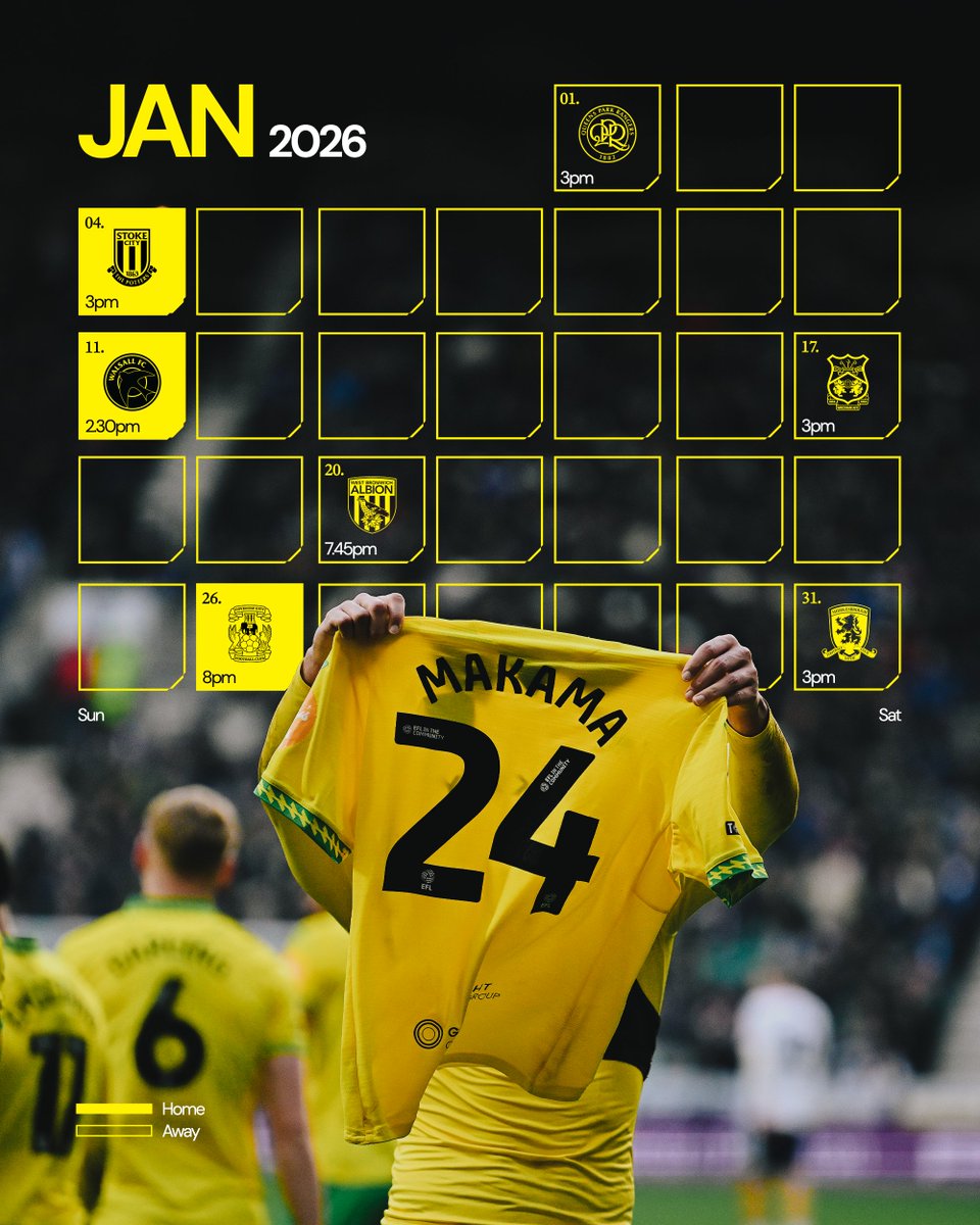 January for City 🗓️