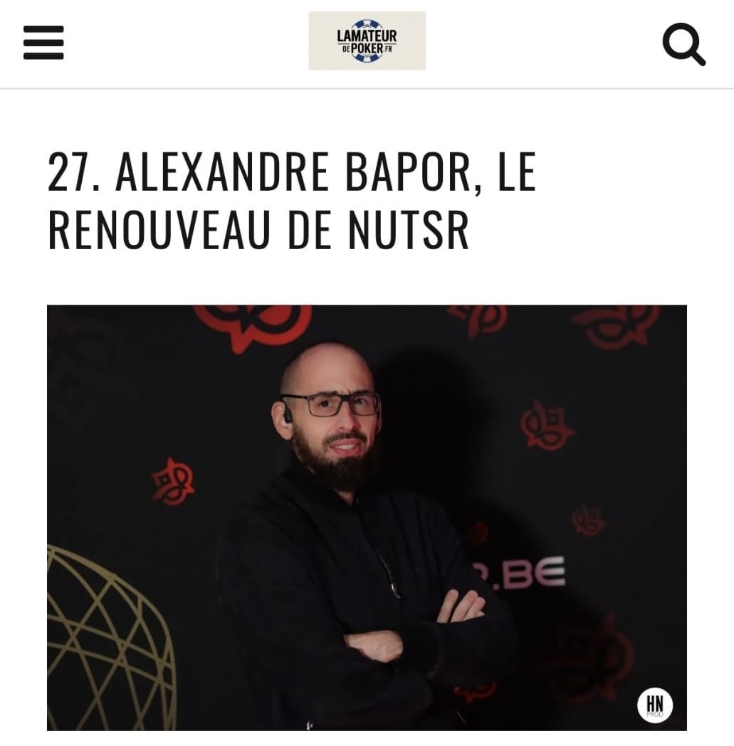 ✨Mr.B aux commandes 👀
lamateurdepoker.fr//