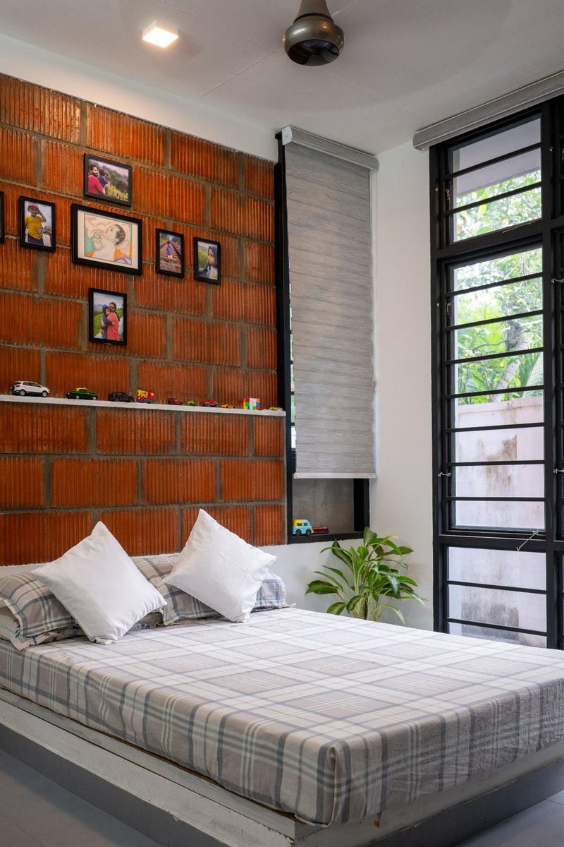 The Porotherm Residence + Office in Alappuzha stands as a compelling example of how one material can seamlessly serve both living and working spaces. Built using Porotherm Smart bricks, the structure balances comfort and performance with ease, keeping interiors naturally cooler