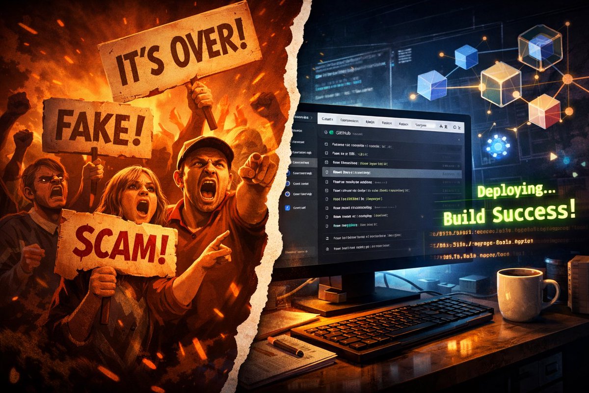 Prof__block's tweet image. There’s something I want to say, not emotionally, not defensively, but just clearly.

Every few weeks, almost on a schedule now, there’s a fresh wave of noise around ION. Same tone, same people, same certainty: “It’s over.” “It’s fake.” “This won’t come.” “That won’t happen.”
And…