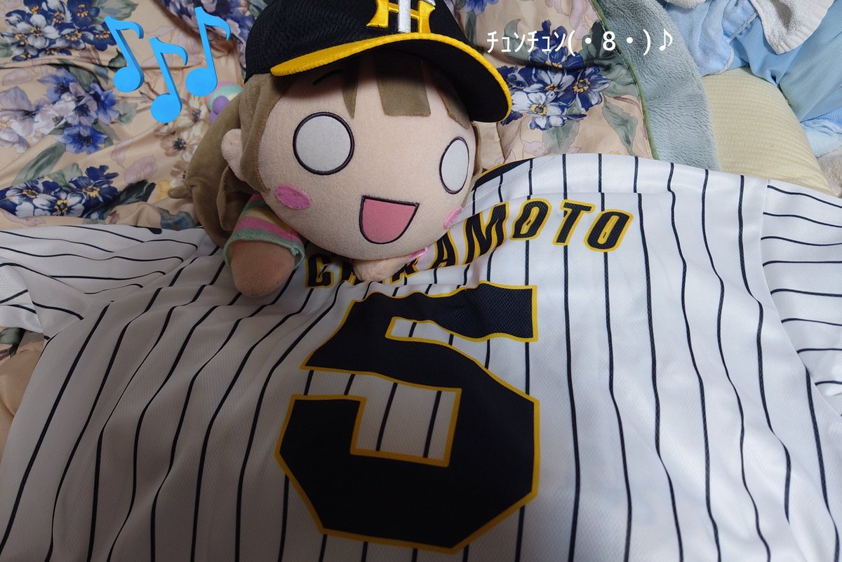 阪神タイガースユニホーム買った✨ (ことり)ﾁｭﾝﾁｭﾝ(・8・)♪ #一日一