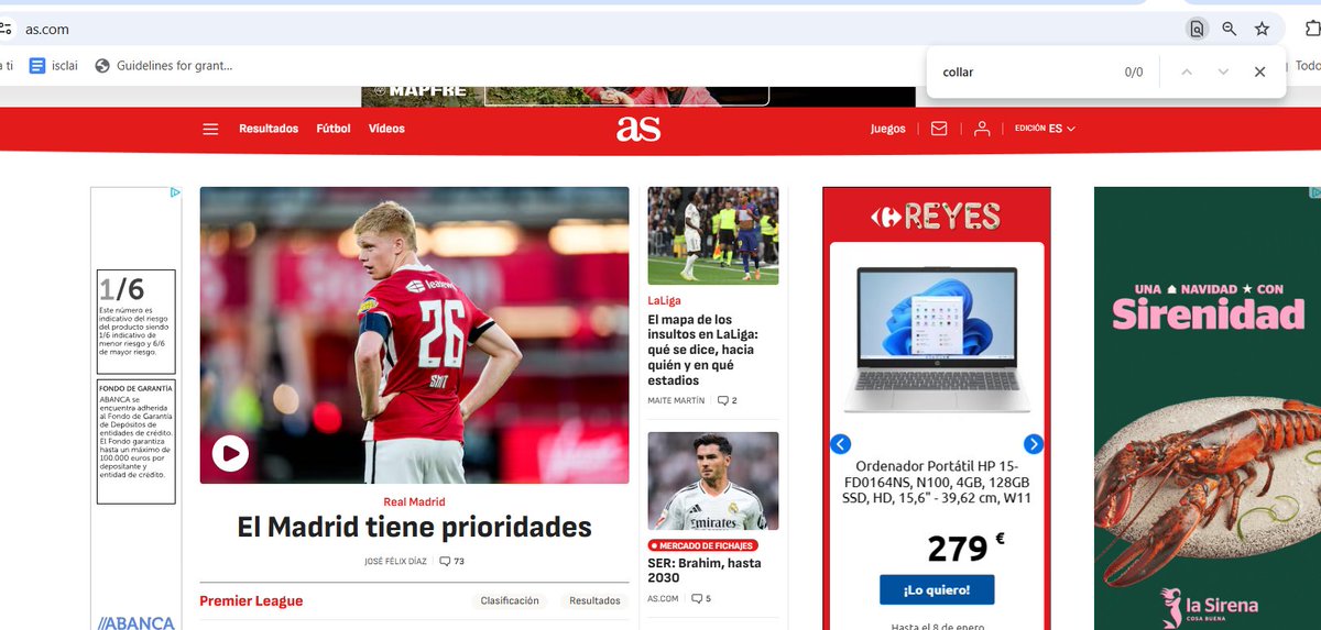 Ayer murió Collar, esta es la portada del As. 

Creo que hay poco más que decir, y esto debería ser motivo para que ningún atlético consuma esta basura.