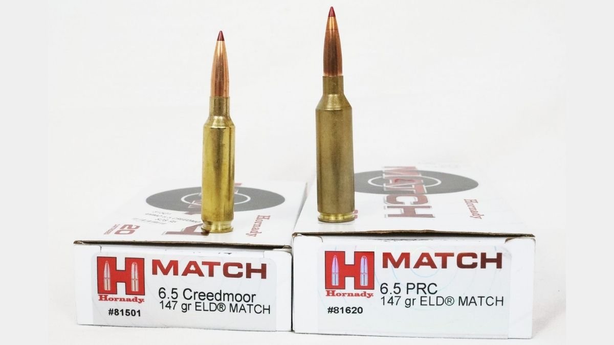 GunnersofUS's tweet photo. 6.5 PRC (Precision Rifle Cartridge) is a high-velocity, long-range hunting developed by Hornady in 2018 for superior performance. It offers 10% more velocity and greater energy retention than 6.5 Creedmoor. Read full ammo review: https://t.co/24YZItoKAK https://t.co/3yGPzNrxTT