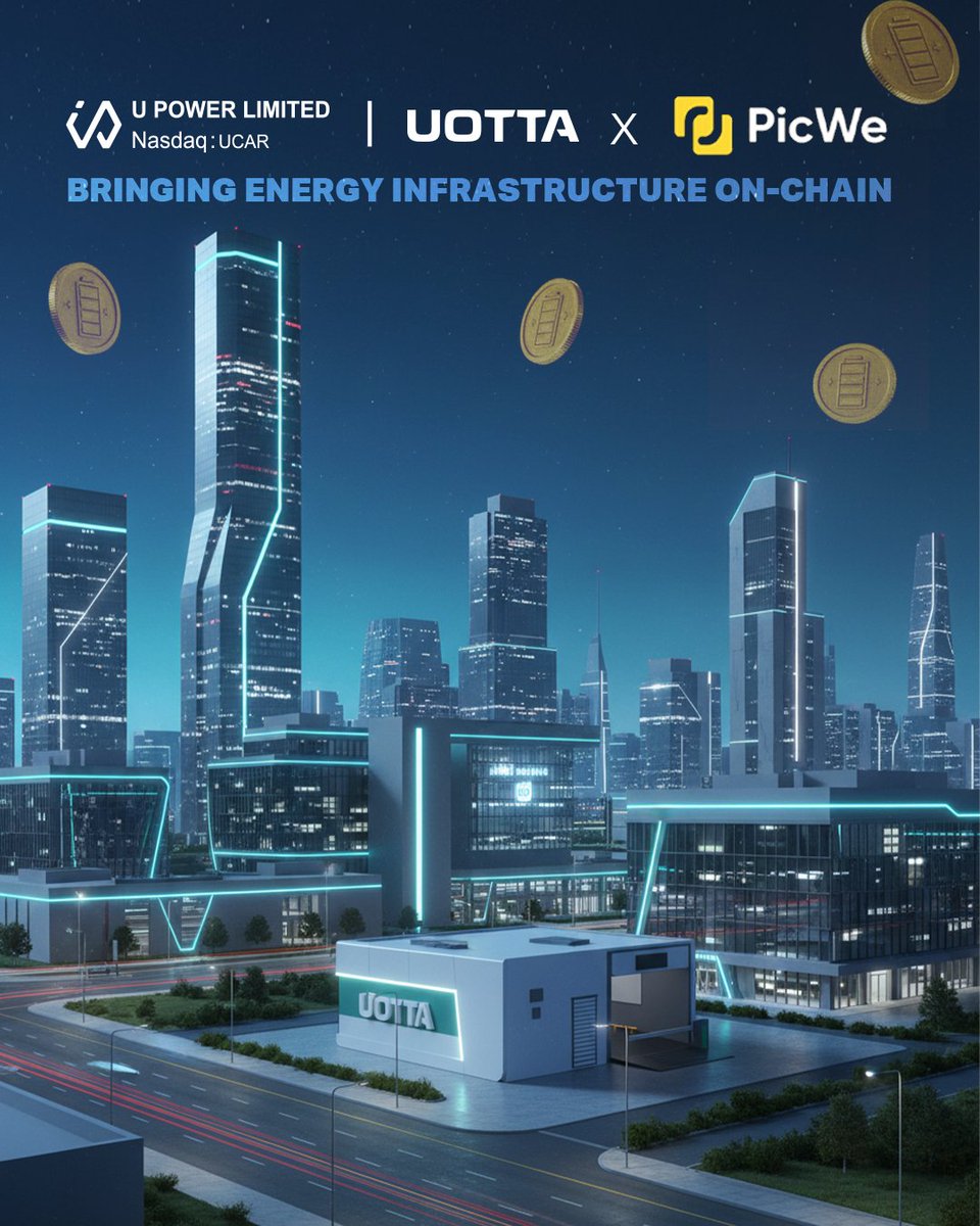 UPOWER_NET's tweet image. U Power is entering a strategic partnership with @PicWeGlobal to take real-world energy infrastructure into the Web3 era.

This partnership marks a key step in connecting clean mobility, real-world infrastructure, and blockchain technology. 🌐🔋

#UPower #PicWeGlobal