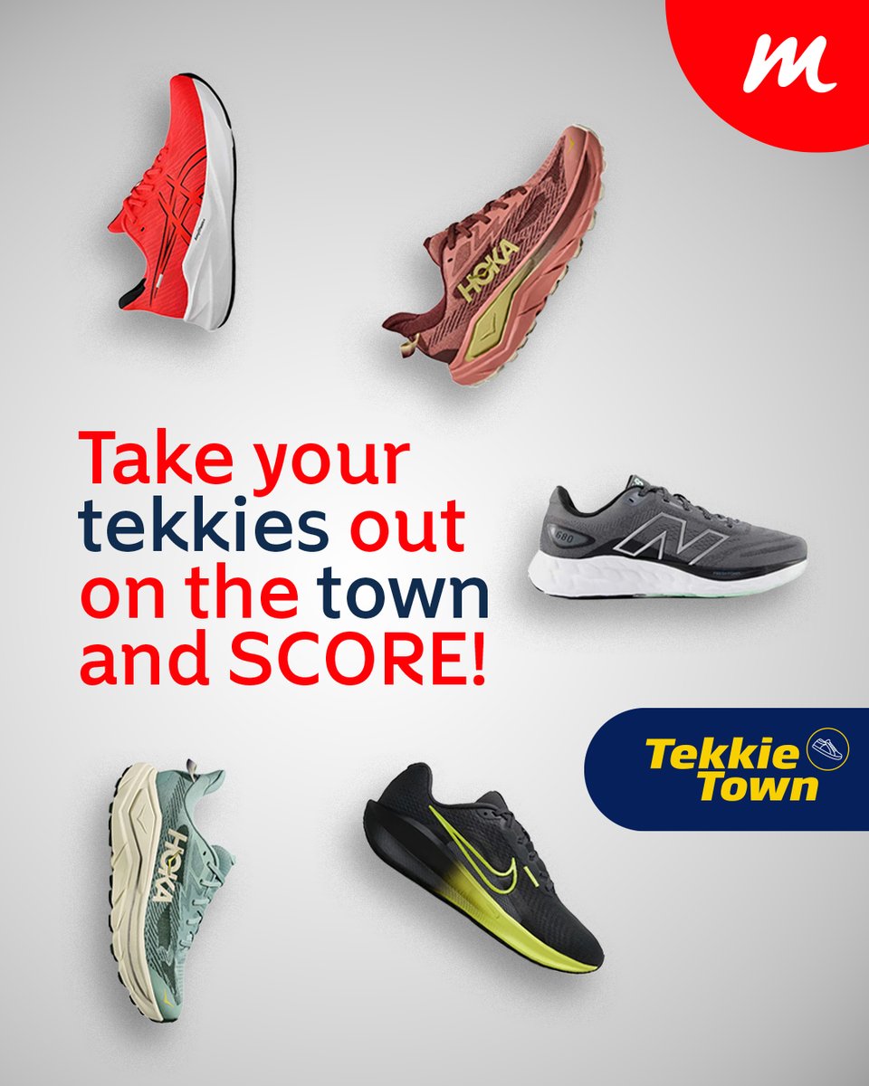 Big news and just in time for your festive buys! Tekkie Town is now part of the Multiply family. Multiply members get access to top brands, great prices and up to 15% back on their favourite kicks. Lace up. Level up. Let’s go! 

Here’s how: shorturl.at/nrlH3.
