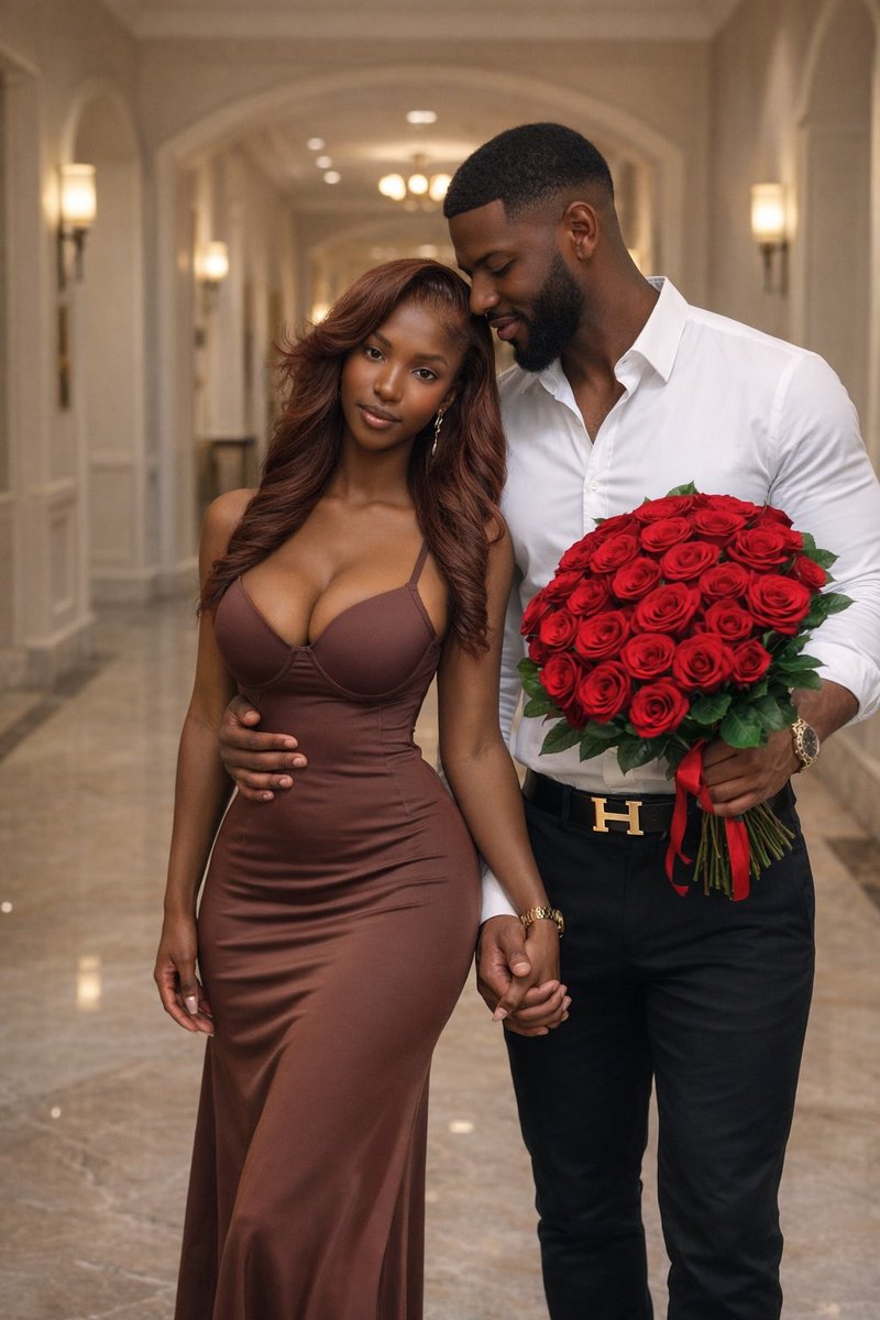 praisejohnn's tweet image. Me and mine 🎀🤎