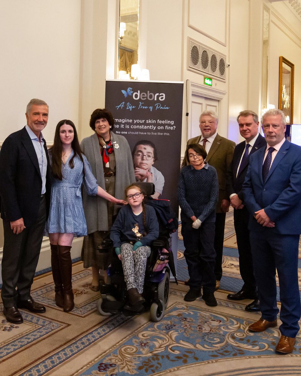 CharityDEBRA's tweet photo. We’re thrilled to share the incredible news - former Chair of Trustees, Jim Irvine, has been recommended to His Majesty The King for an MBE in the New Year 2026 Honours List for his outstanding services to people living with EB over the past 25 years. 💜

https://t.co/fdkYEKb0Lj https://t.co/ltDiYMxxhy
