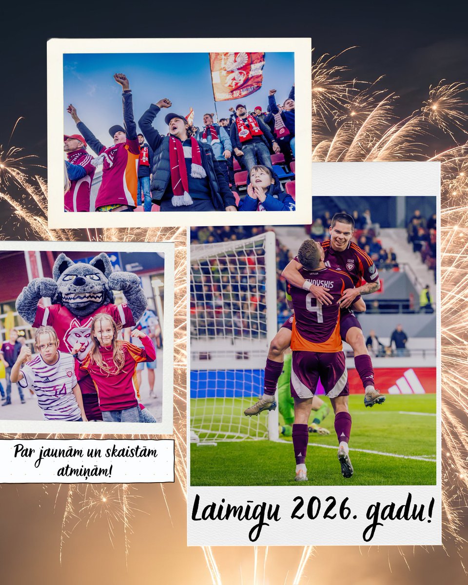 Ik gads ir pakāpiens,
Ko mūža kāpnēs liekam,
Lai dzīve garām nepaskrien,
Lai atkal soli tālāk tiekam.

🎇 #FutbolsVisiem