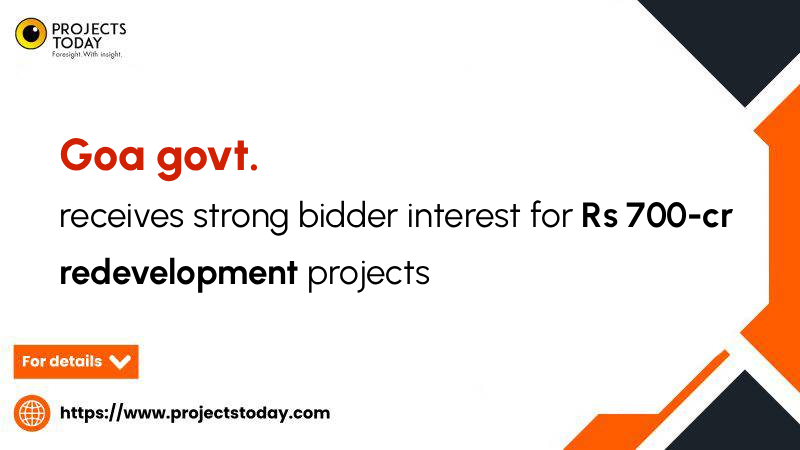 projects_today's tweet image. Goa govt. receives strong bidder interest for Rs 700-cr redevelopment projects

To read more: shorturl.at/ICwAu

#GoaDevelopment #RedevelopmentProjects #SanjivaniSahakari #Dharbandora #InternationalConventionCentre #DonaPaula #InfrastructureGrowth #PublicPrivatePartnership