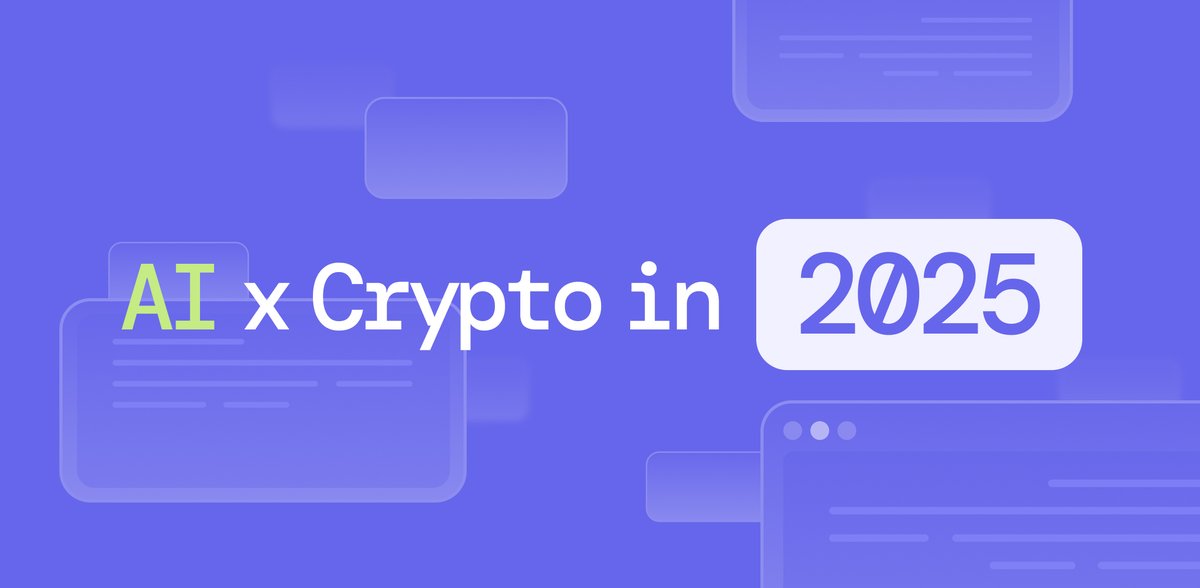 2025 was the year AI stopped being a toy. 

Agents negotiated contracts. Paid each other. Researched alone.

Crypto rails made it all real.

Here’s a quick recap of what really happened in AI x Crypto this year 🧵