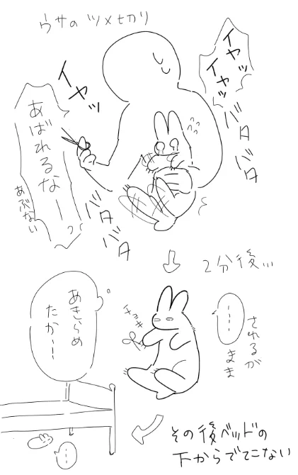うさぎと私… 