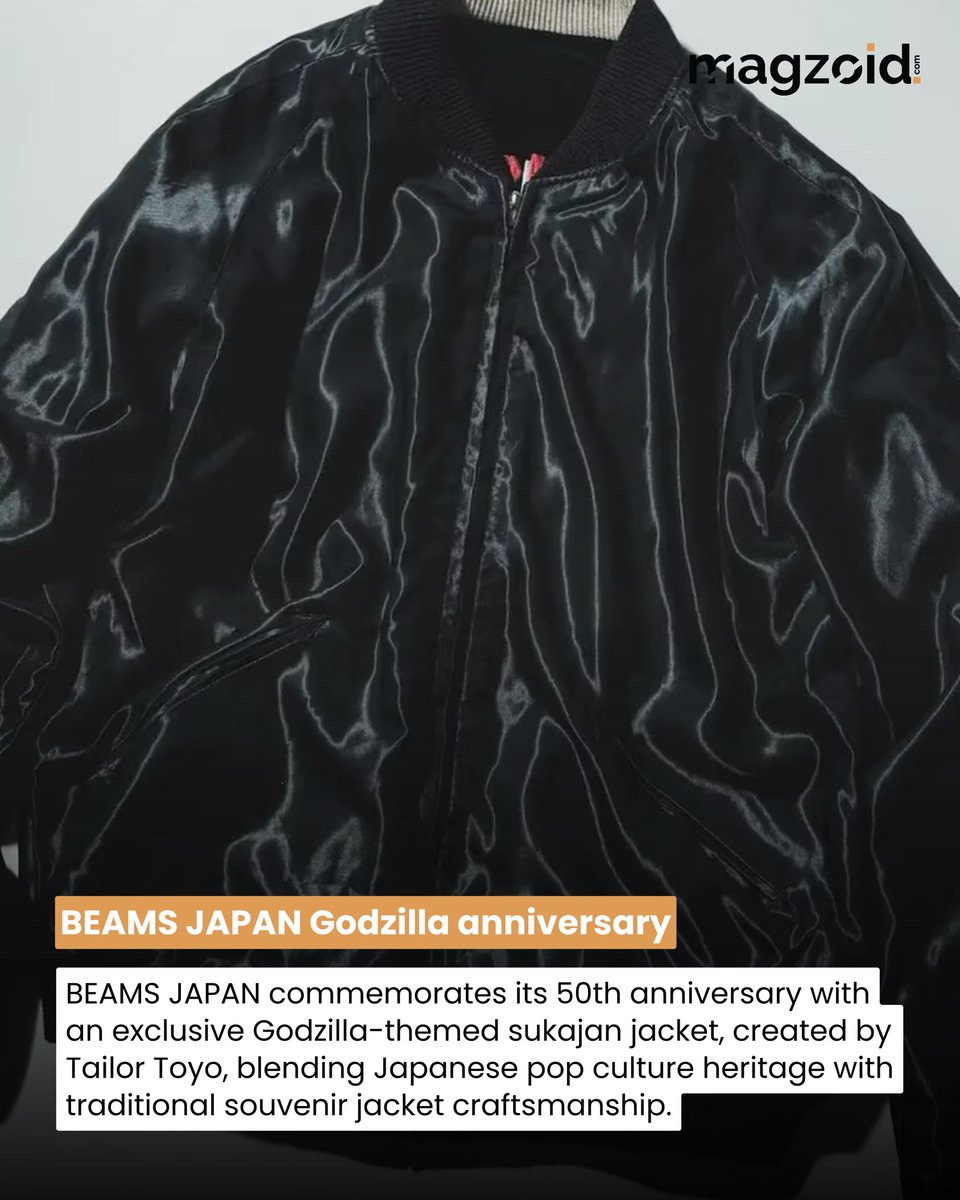 TAILOR TOYO x BEAMS JAPAN『GODZILLA』スカジャンが国内1月2日より発売 |